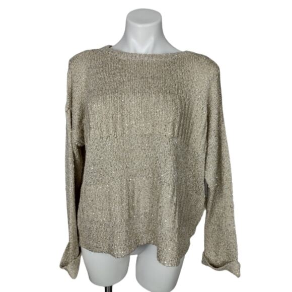 Jack By BB Dakota Sequin Arrangements Sweater Size Medium - Picture 13 of 13
